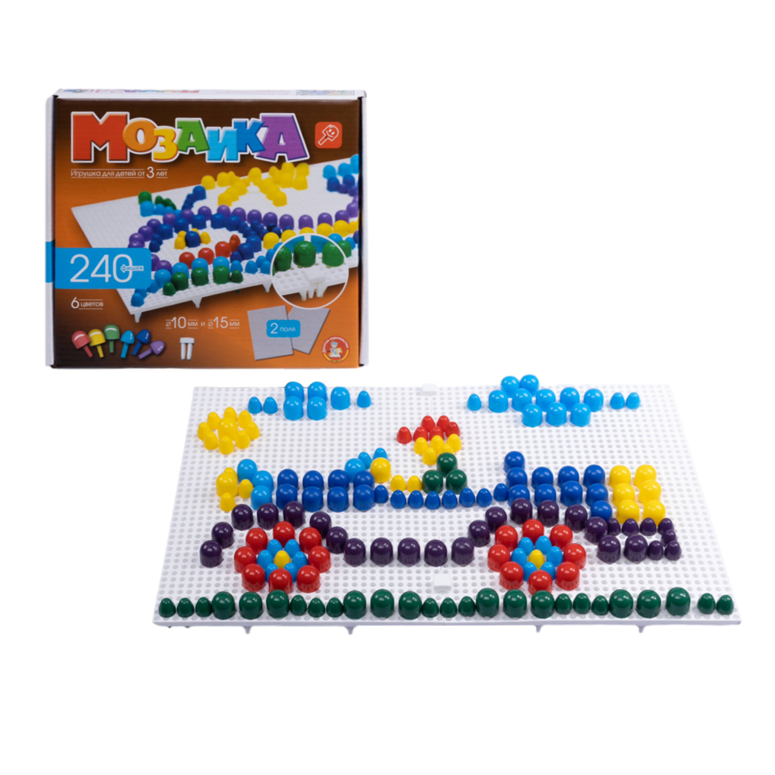Мозаика 10/15мм 240дет. ДК - фото 1