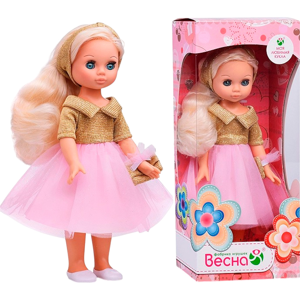 Кукла Эля 5 праздничная 30см Весна - фото 1