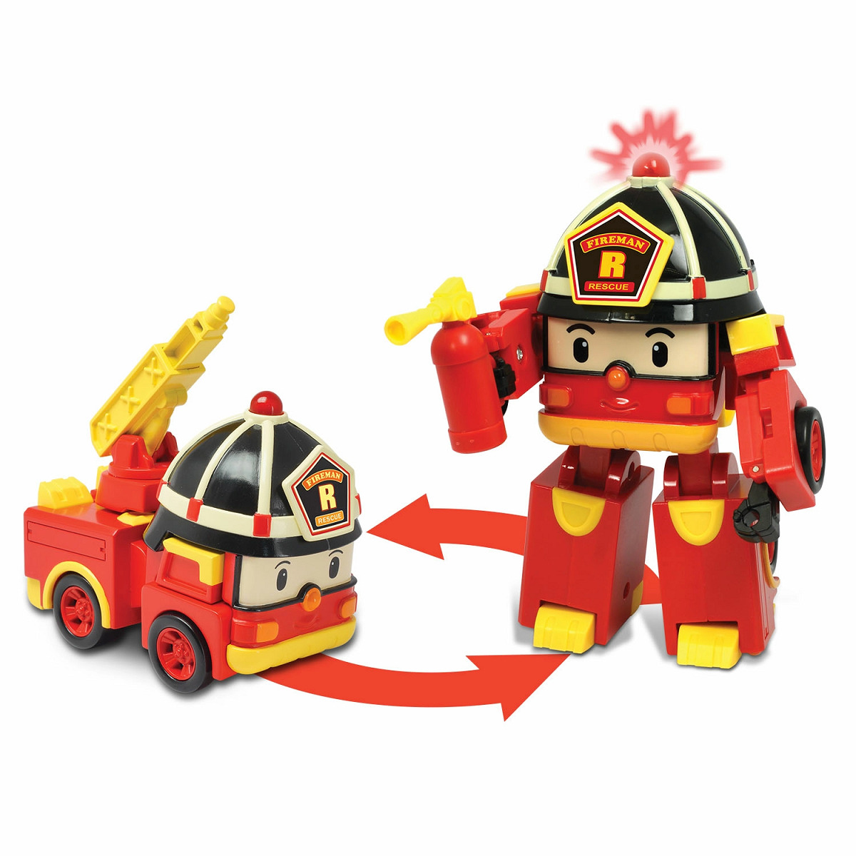 Трансформер Рой + инструменты 12,5 см Робокар Поли - фото 1