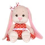  Зайка Лин в крас. платье в горох 25см. в/к - фото 1