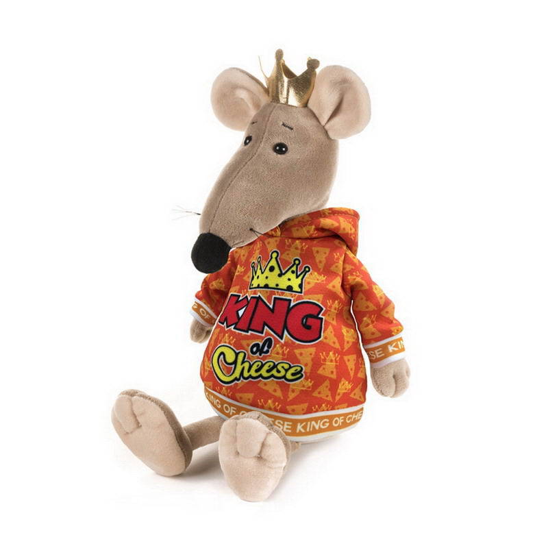 Мягкая игрушка Крыс Крис в красн. толстовке 21см - фото 1