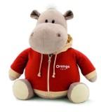  Бегемот в оранжевой толстовке 30см - фото 1