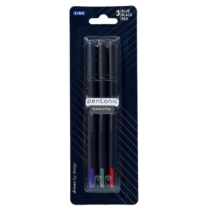 Ручки шариковые 3цв. Linc PENTONIC - фото 1