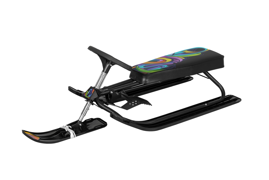 Снегокат Граффити чёрн. - фото 1