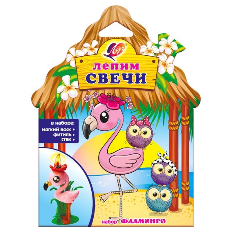 Лепим свечи Фламинго - фото 1