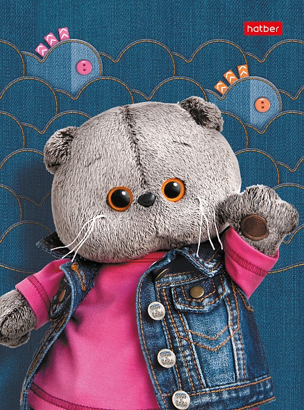 Записная книжка 48л. Кот Басик Hatber - фото 1