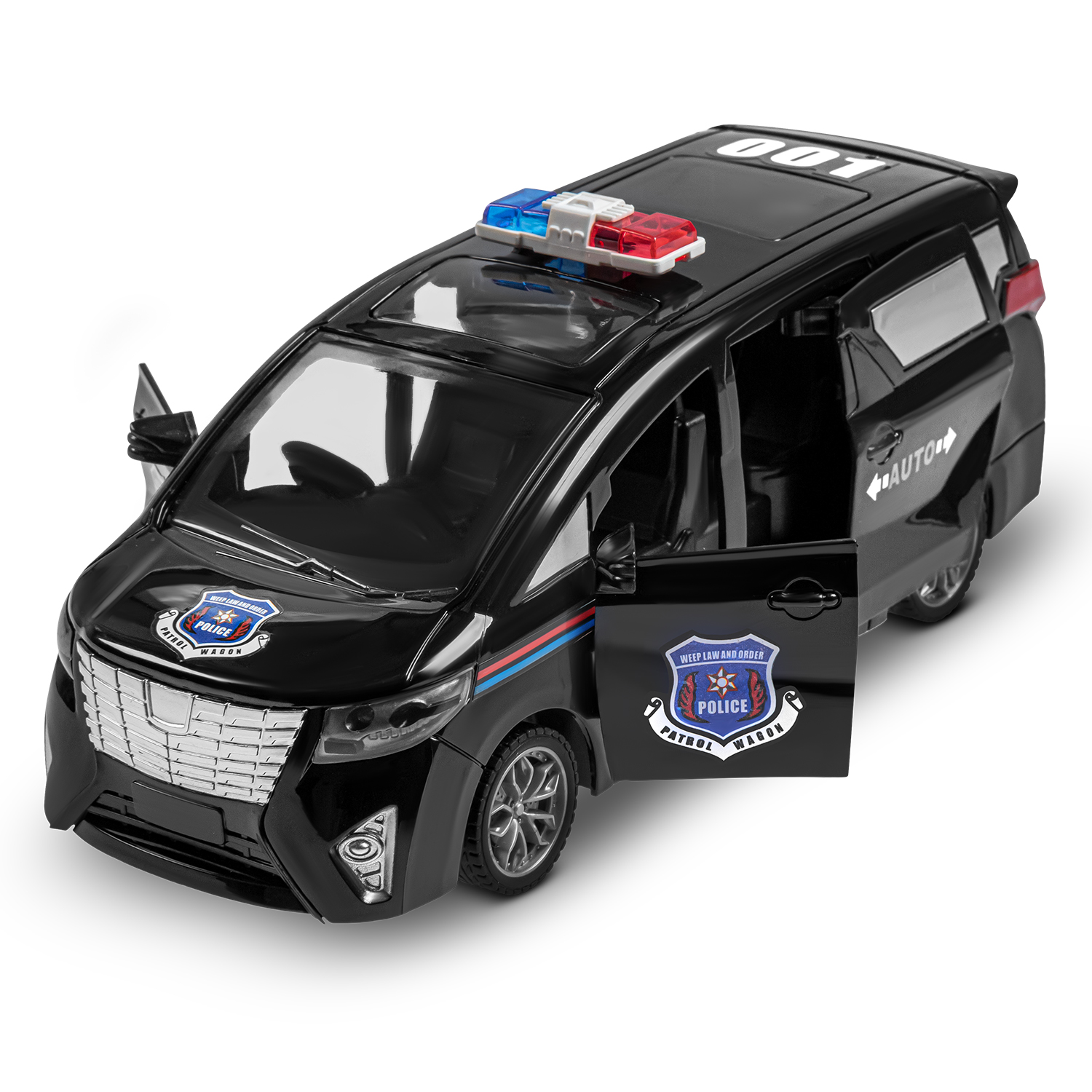 Машина радиоуправляемая Микроавтобус Полиция свет, звук - миниатюра 2