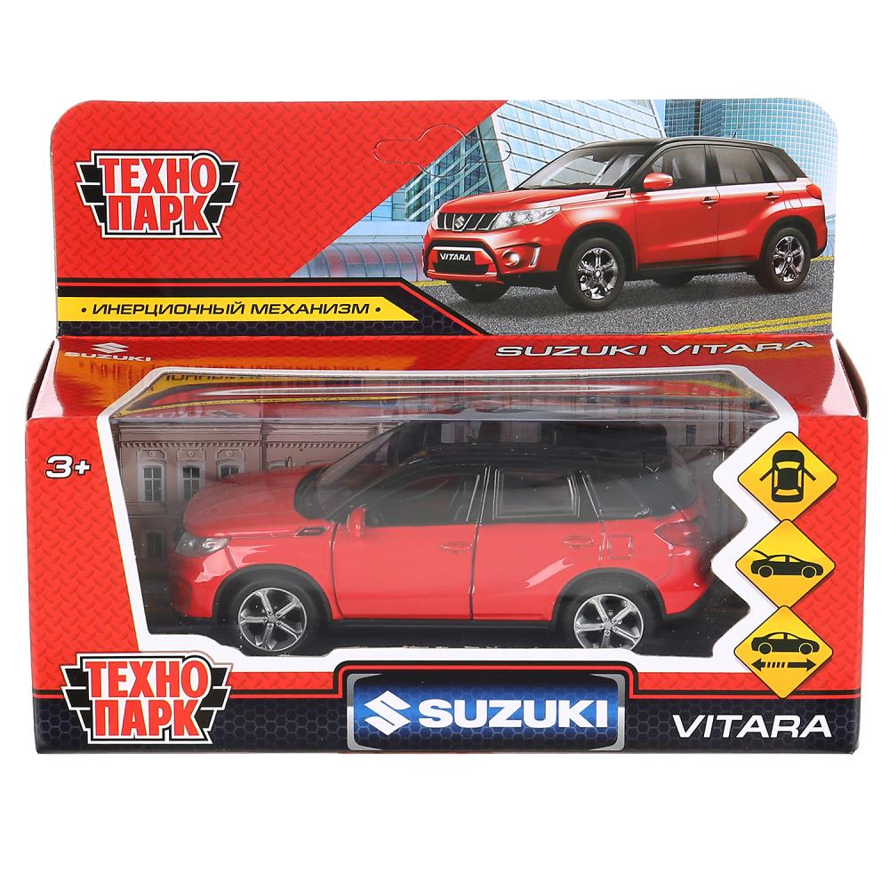 Машина металлическая ТЕХНОПАРК SUZUKI VITARA красн/черн.