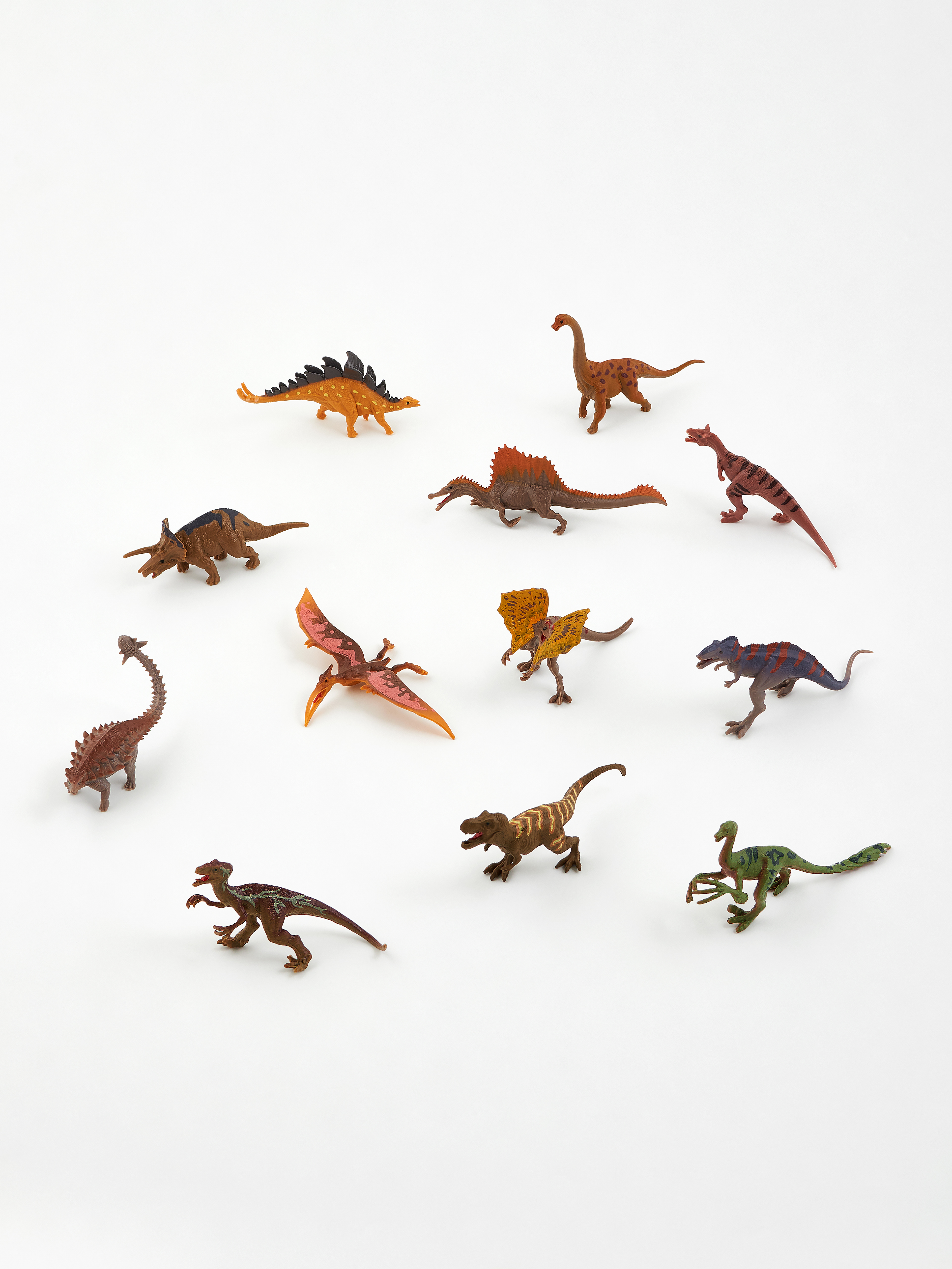 Животные набор Динозавры 12шт с проектором - миниатюра 3