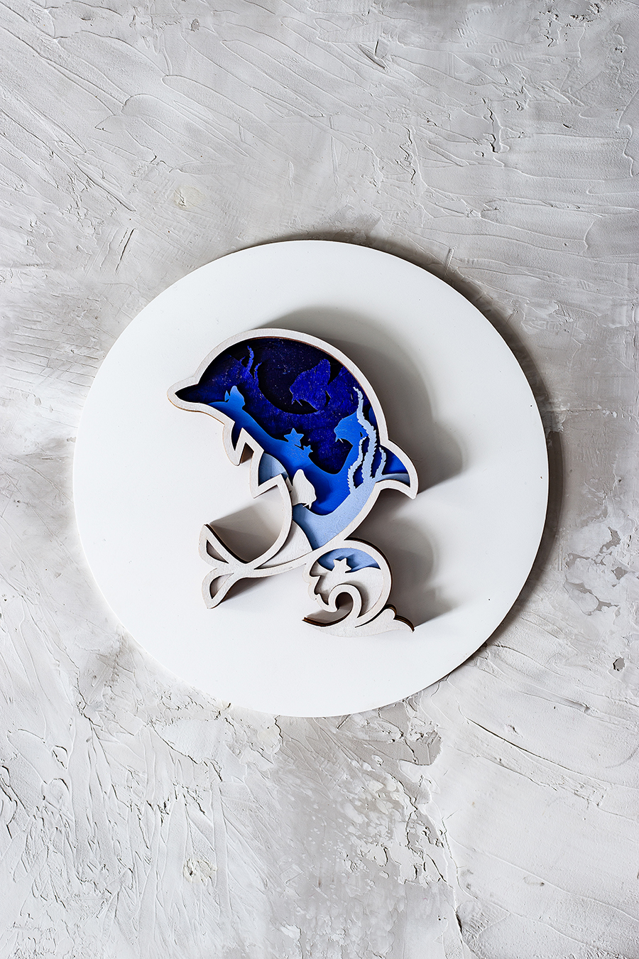 Роспись по дереву Дельфин серия Море Dobrika - миниатюра 4