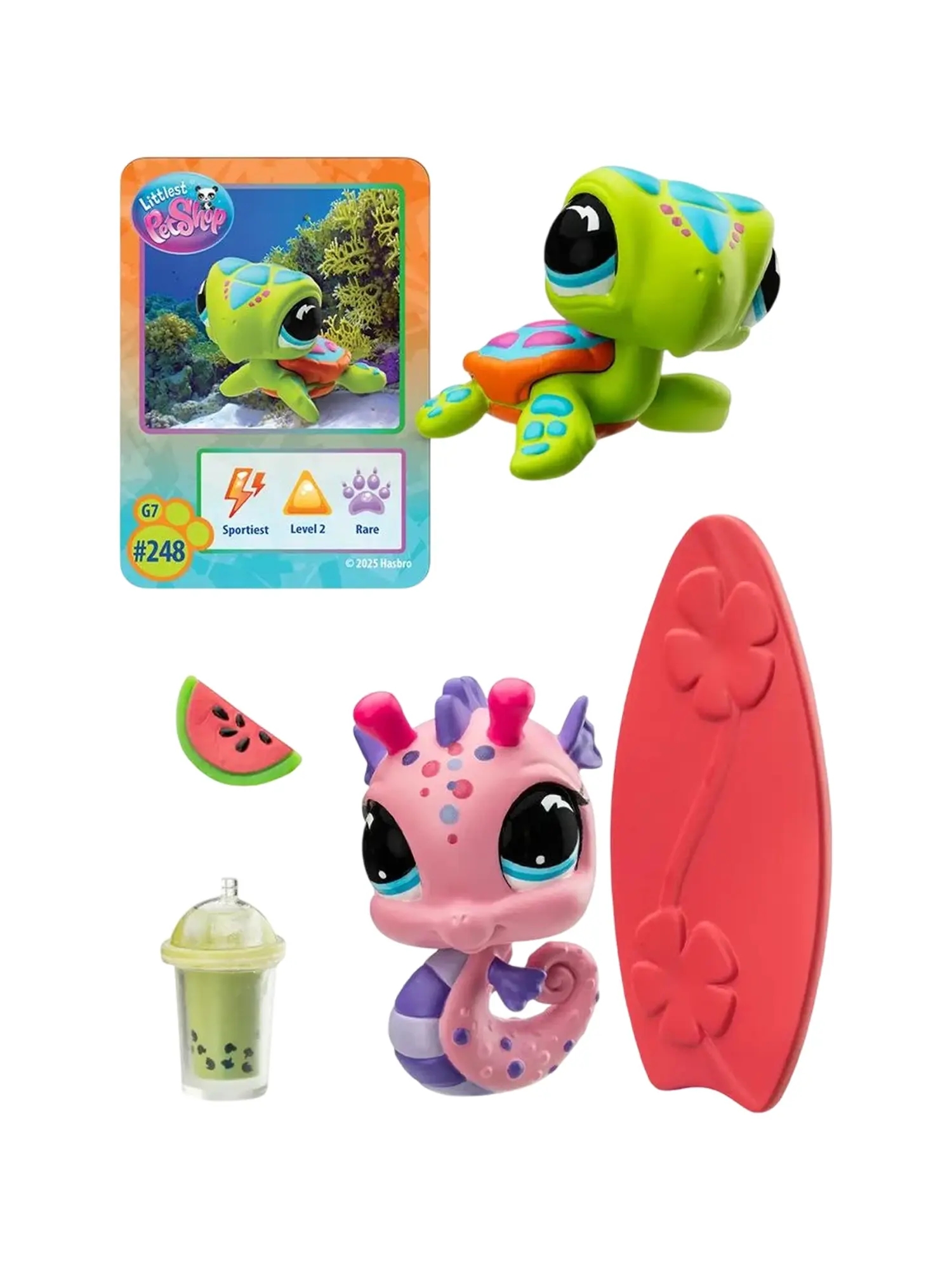 Набор мини - животных Пара друзей Пляжные приключения Littlest Pet Shop - миниатюра 2