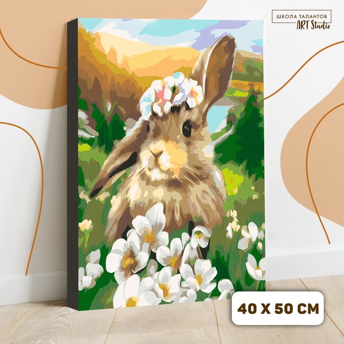 Картина по номерам 40*50 Заяц - фото 1