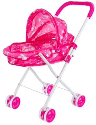 Коляска для кукол металл. - фото 1