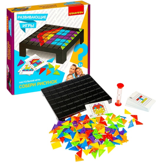 Настольная игра Собери рисунок Bondibon - фото 1