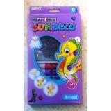 Краски витражные набор 6 цв.*10,5 мл. с витражами  Животные AMOS - миниатюра 2