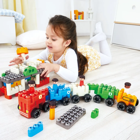 Конструктор Городской транспорт 130 дет. Hape - миниатюра 3