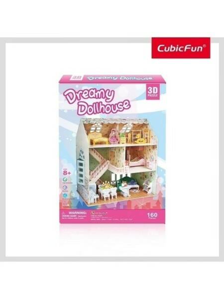 Пазл 3D Домик для куклы 160д. - миниатюра 2