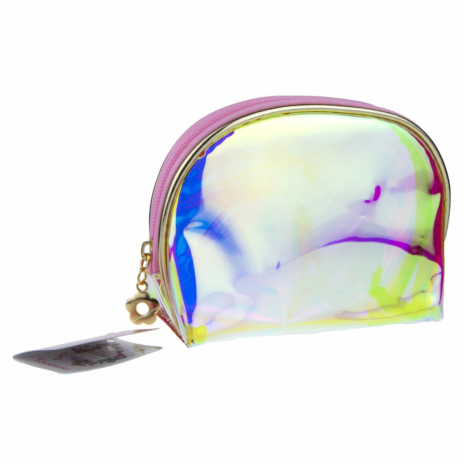 Косметичка голографическая прозрачная Lukky - фото 1