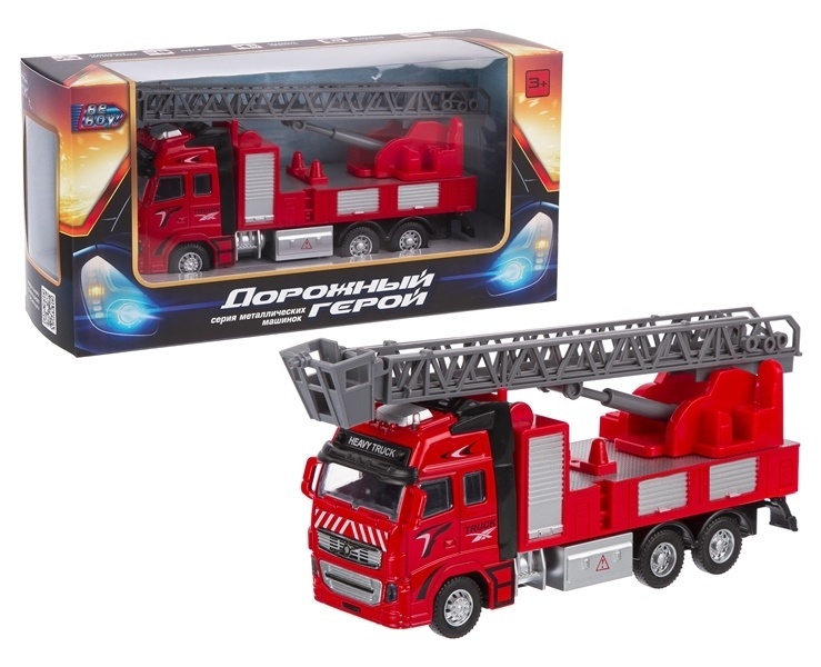 Машина инерционная Пожарная машина (свет, звук) BeBoy - фото 1