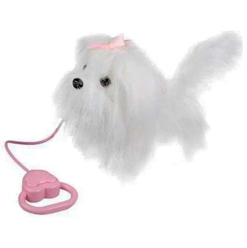 Щенок интерактивный Жемчужинка 22см с поводком, озвуч. My Friends - миниатюра 2