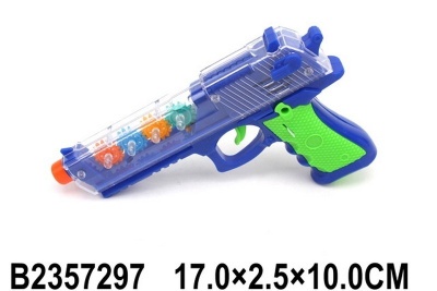 Пистолет на бат. (свет, звук) в/п - фото 1