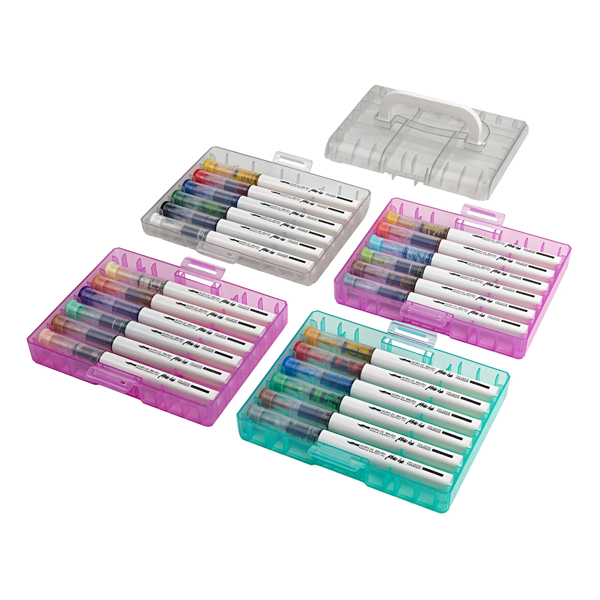 Маркеры - кисти акриловые 24цв Bruno Visconti - миниатюра 2