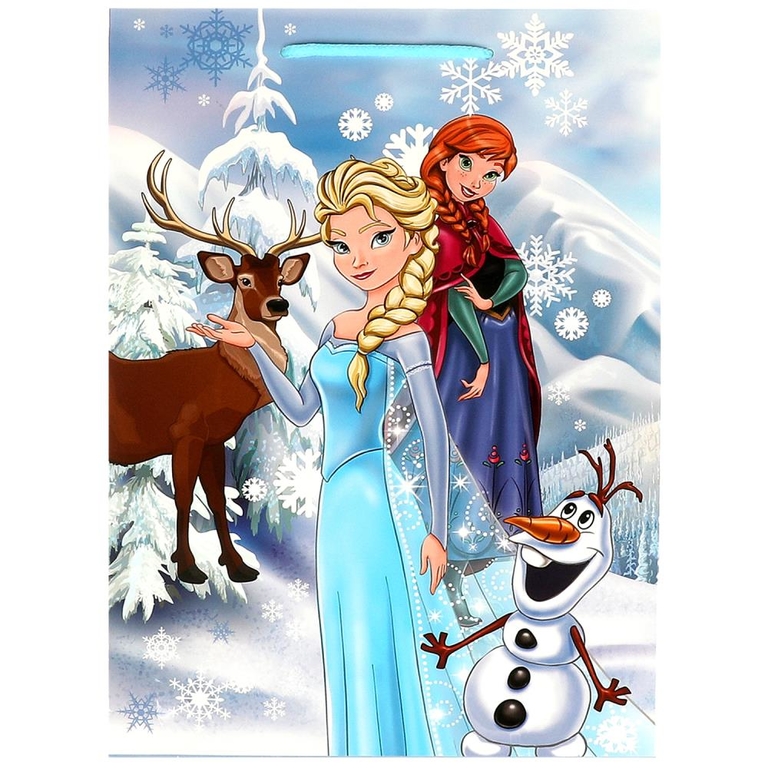 Пакет подарочный Холодное сердце 33*46 - фото 1