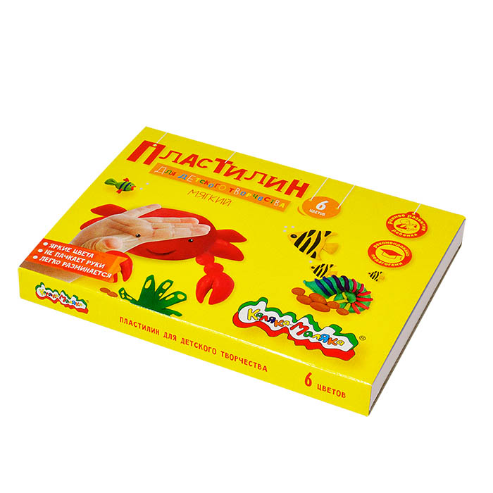 Пластилин 6цв. Каляка-Маляка - фото 1