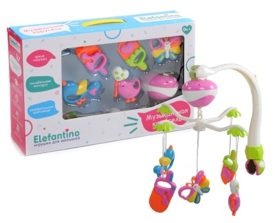 Карусель на кроватку Elefantino - фото 1