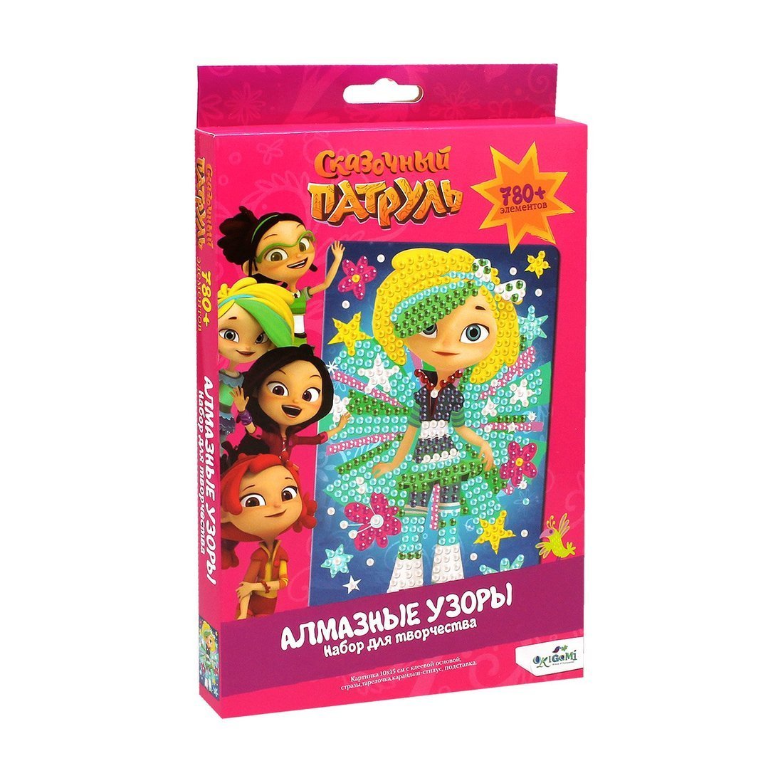 Картина стразами 10*15 Снежка. Сказочный патруль - фото 1