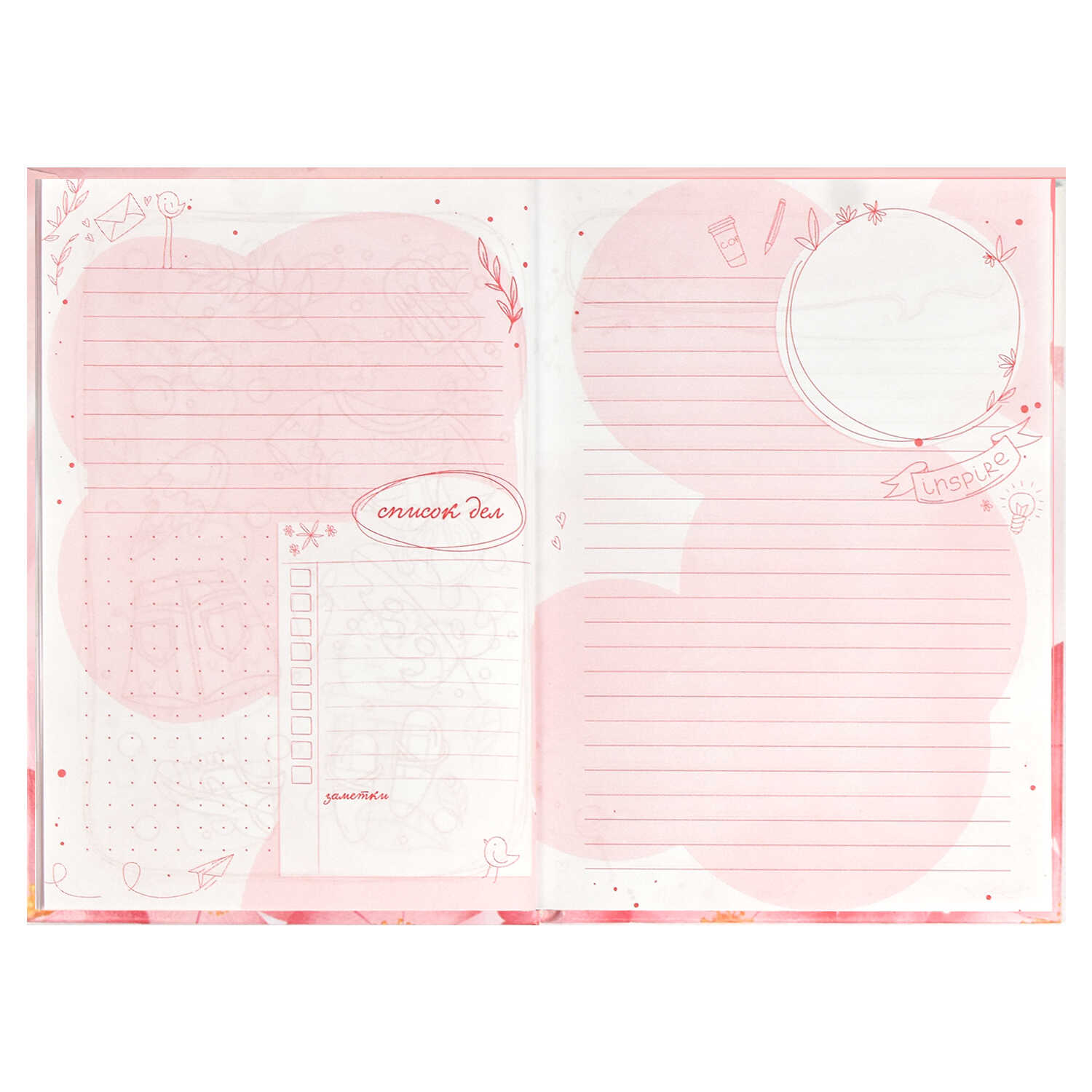 Тайный дневник для девочек 96л. Белый мишка Феникс - миниатюра 3