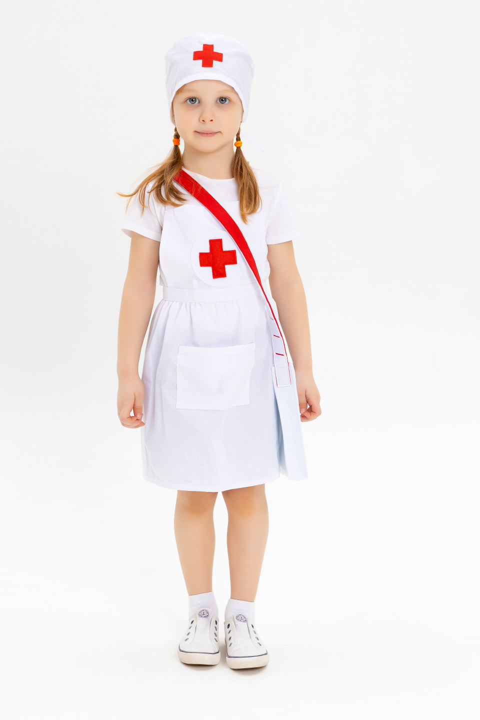 Костюм карнавальный Медсестры белый Santa Lucia - миниатюра 2
