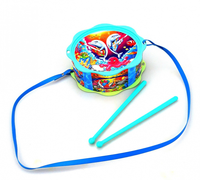 Барабан Малышок бирюзово - салат. - фото 1