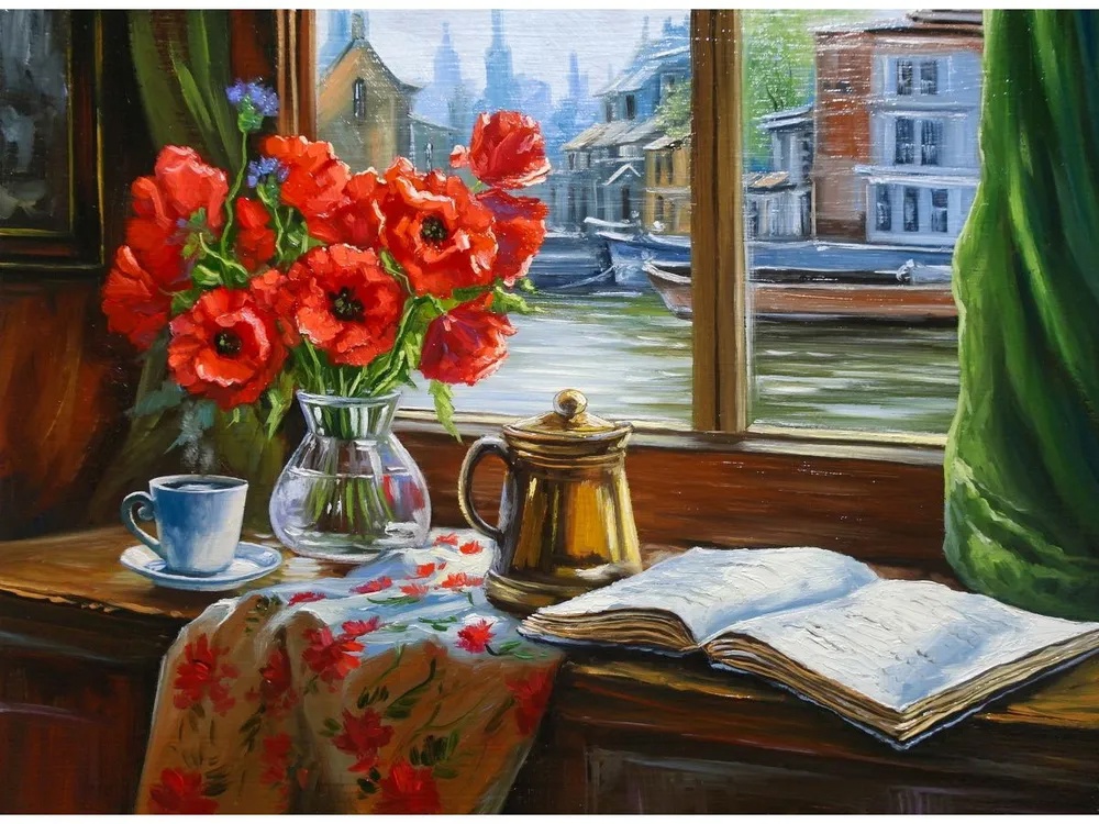 Картина по номерам 40*50 Время маков - фото 1