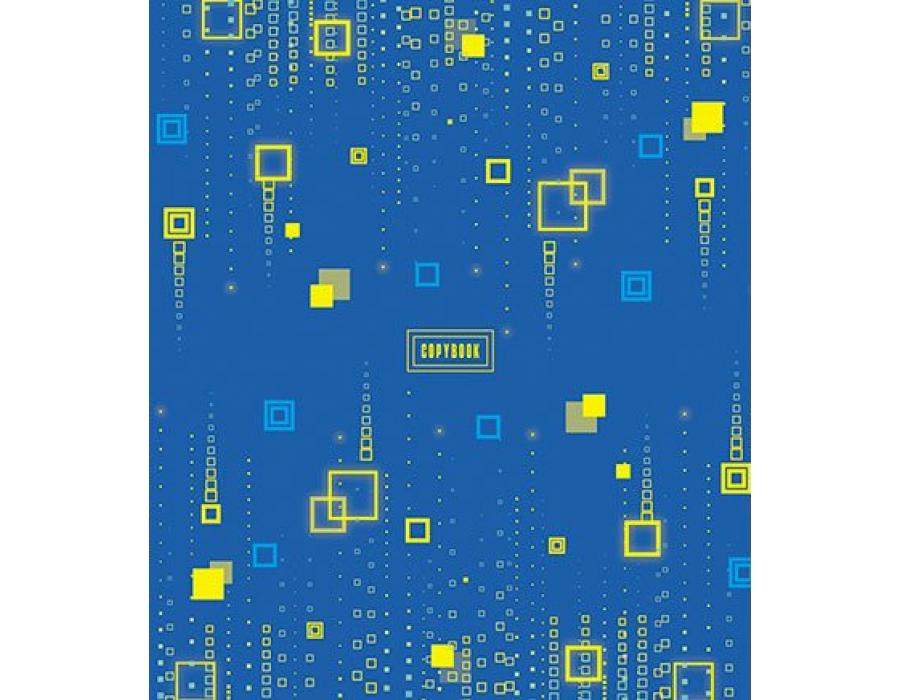 Тетрадь 48л. клетка Абстракция - фото 1