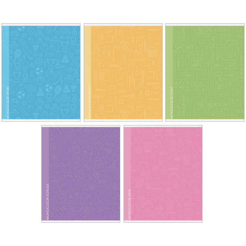 Тетрадь 48л. клетка Моноколор. Твой мир - фото 1