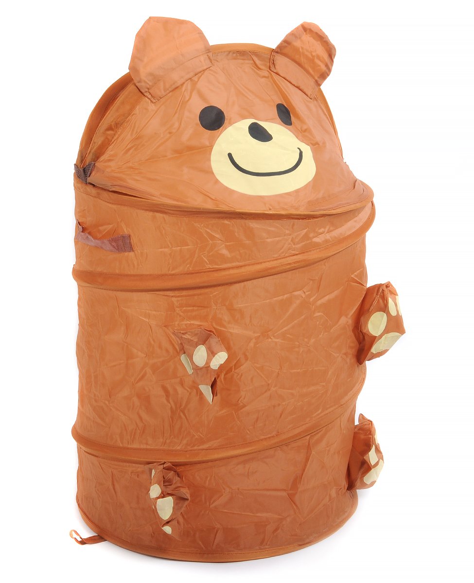 Корзина для игрушек Мишка коричн. 35*45см - фото 1