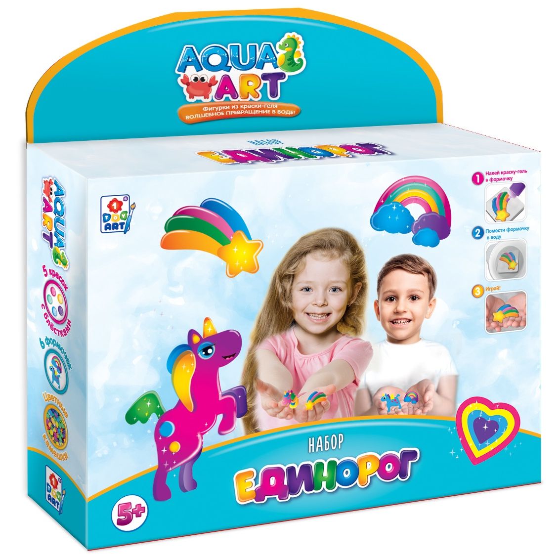 Чудо - гель Единорог AQVA ART в/к - фото 1