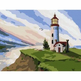 Картина по номерам 15*20 Маяк - фото 1