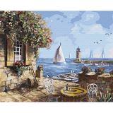  Картина по номерам 40*50 Летнее Кафе - фото 1