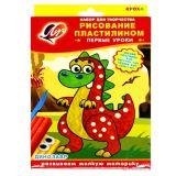  Картина из пластилина Динозавр Луч - фото 1