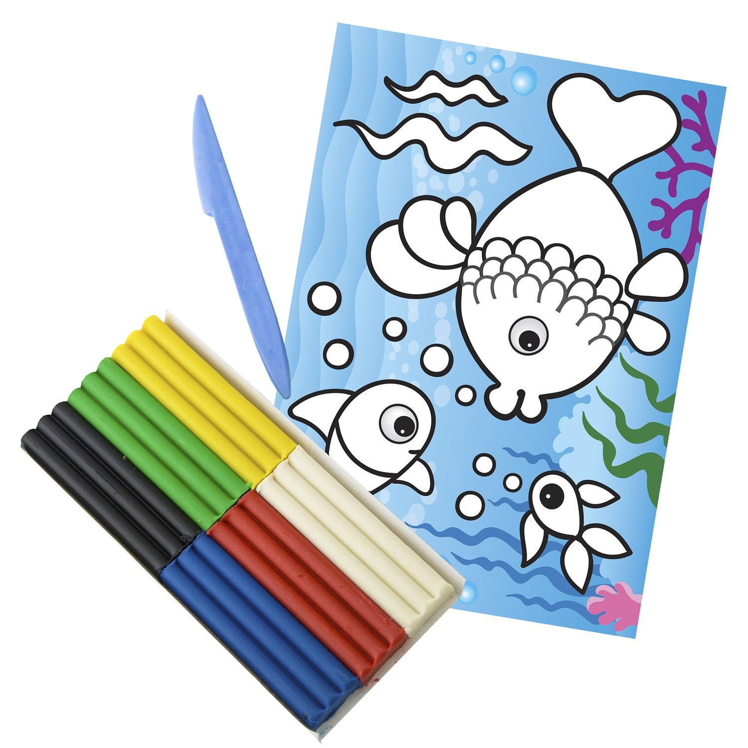 Картина из пластилина Рыбки Луч - фото 1