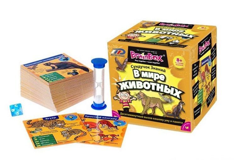 Настольная игра Сундучок знаний В мире животных 8+ - фото 1