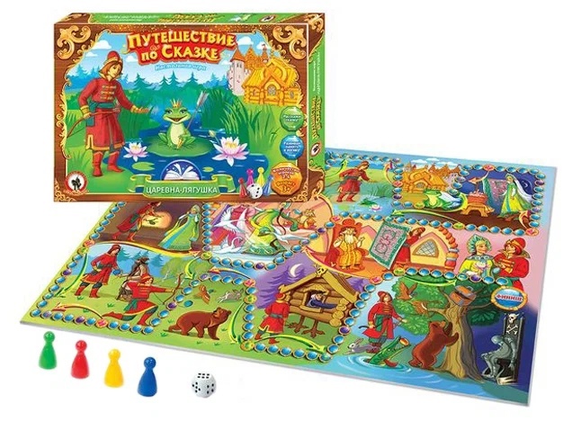 Настольная игра Путешествие по сказке Царевна - лягушка - миниатюра 2
