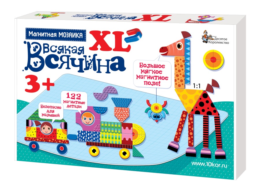 Настольная игра магнитная Всякая всячина 122эл ДК - фото 1