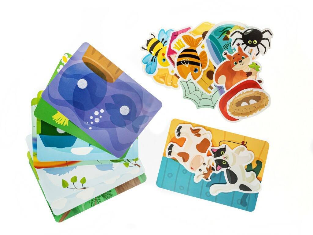 Настольная игра Пластик на липучках Кто где живёт? ДК - миниатюра 2