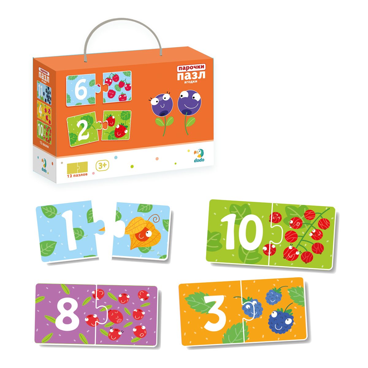 Настольная игра-пазл Ягодки - фото 1