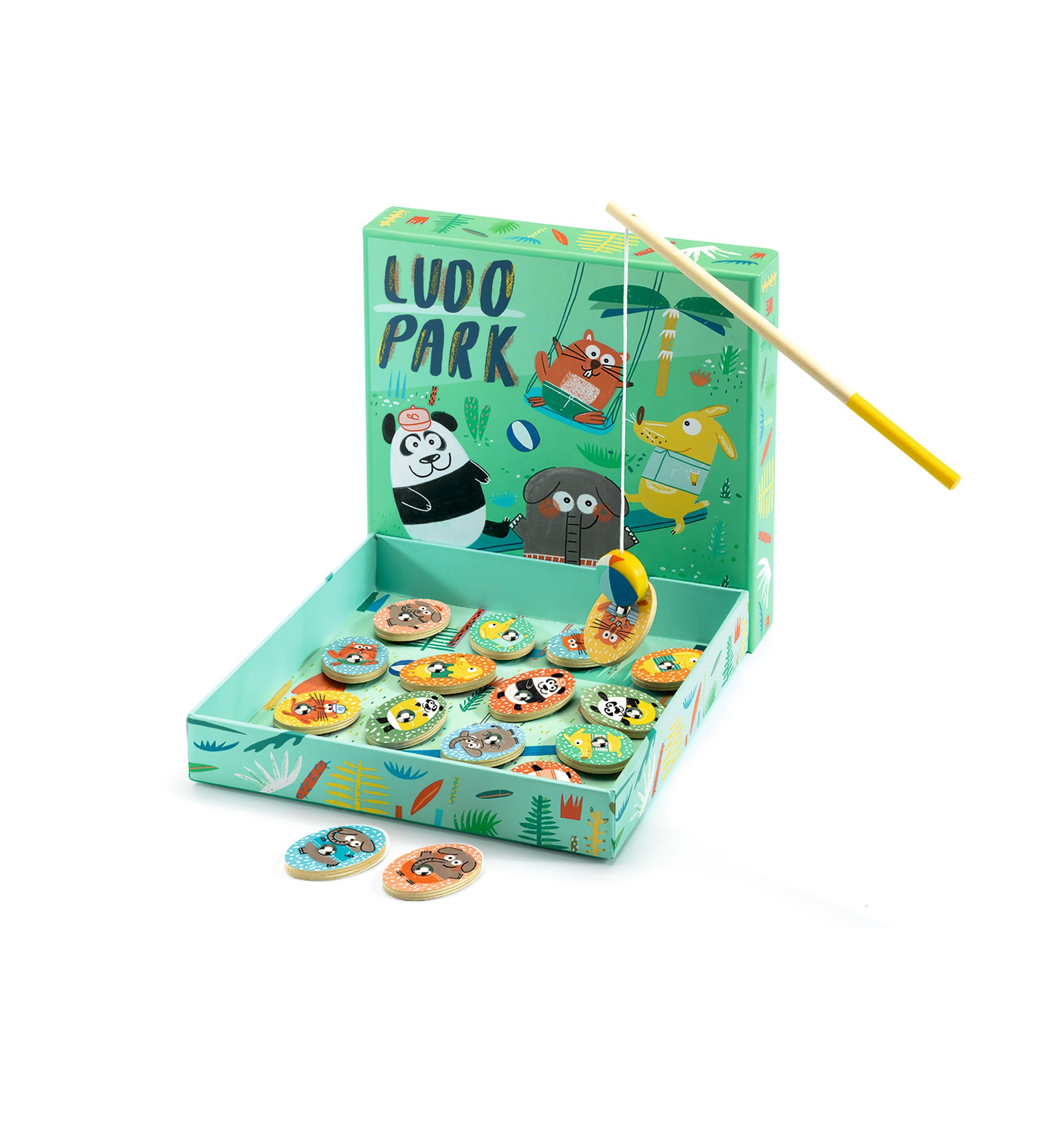 Настольная игра Людопарк 4в1 DJECO - миниатюра 2