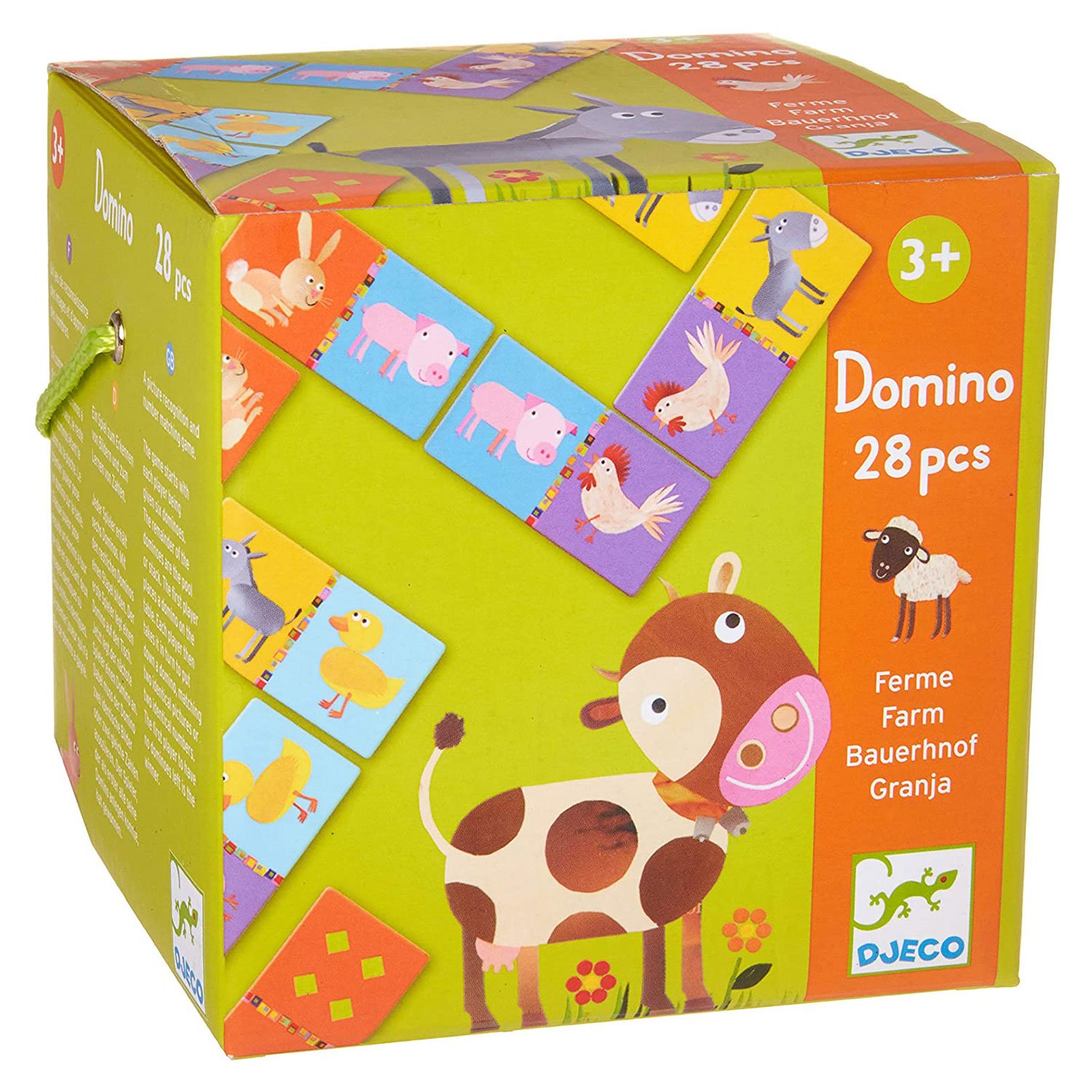 Настольная игра Домино Животные DJECO - фото 1