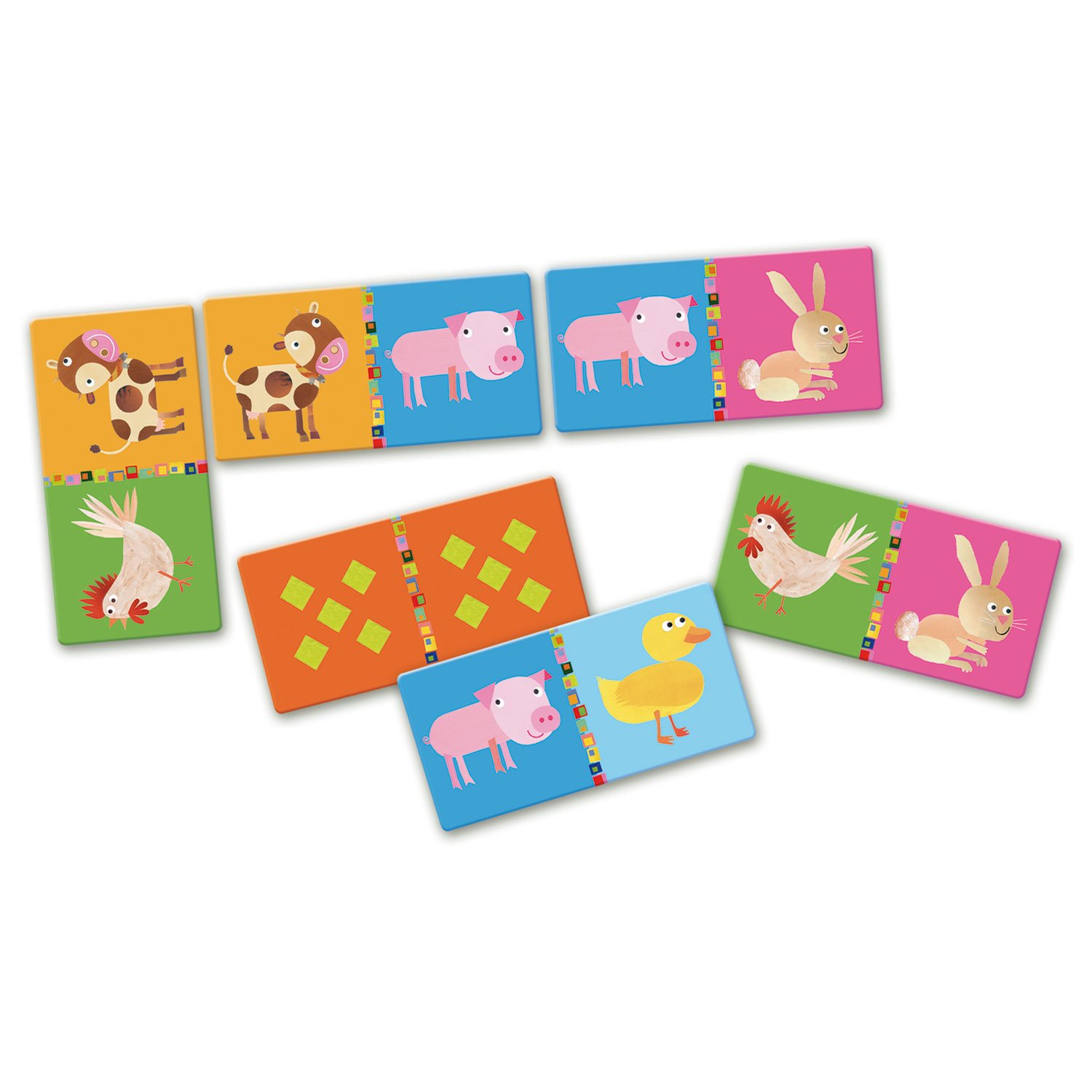 Настольная игра Домино Животные DJECO - миниатюра 2